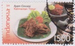 Prangko Makanan Tradisional tahun 2008 - Ayam Cincane, Kalimantan Timur