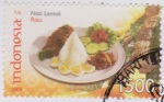 Prangko Makanan Tradisional tahun 2008 - Nasi Lemak, Riau