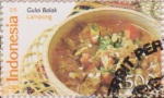 Prangko Makanan Tradisional tahun 2009 - Gulai Balak, Lampung